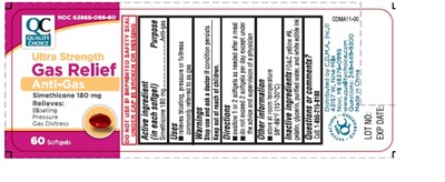 Cdma Ultra Strength Gas Relief 60ct-bottle (Cdma Qc Ultra Strength Gas Relief 60ct Bottle)